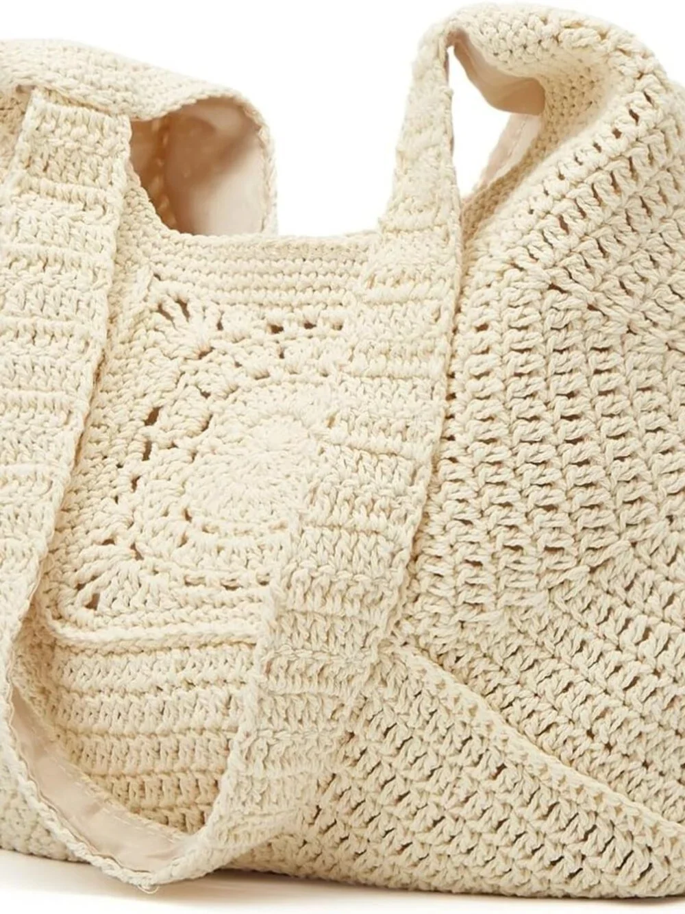 Women Large Straw Beach Bag Casual Bucket Tote Summer Woven Handbag Shoulder Bag_6